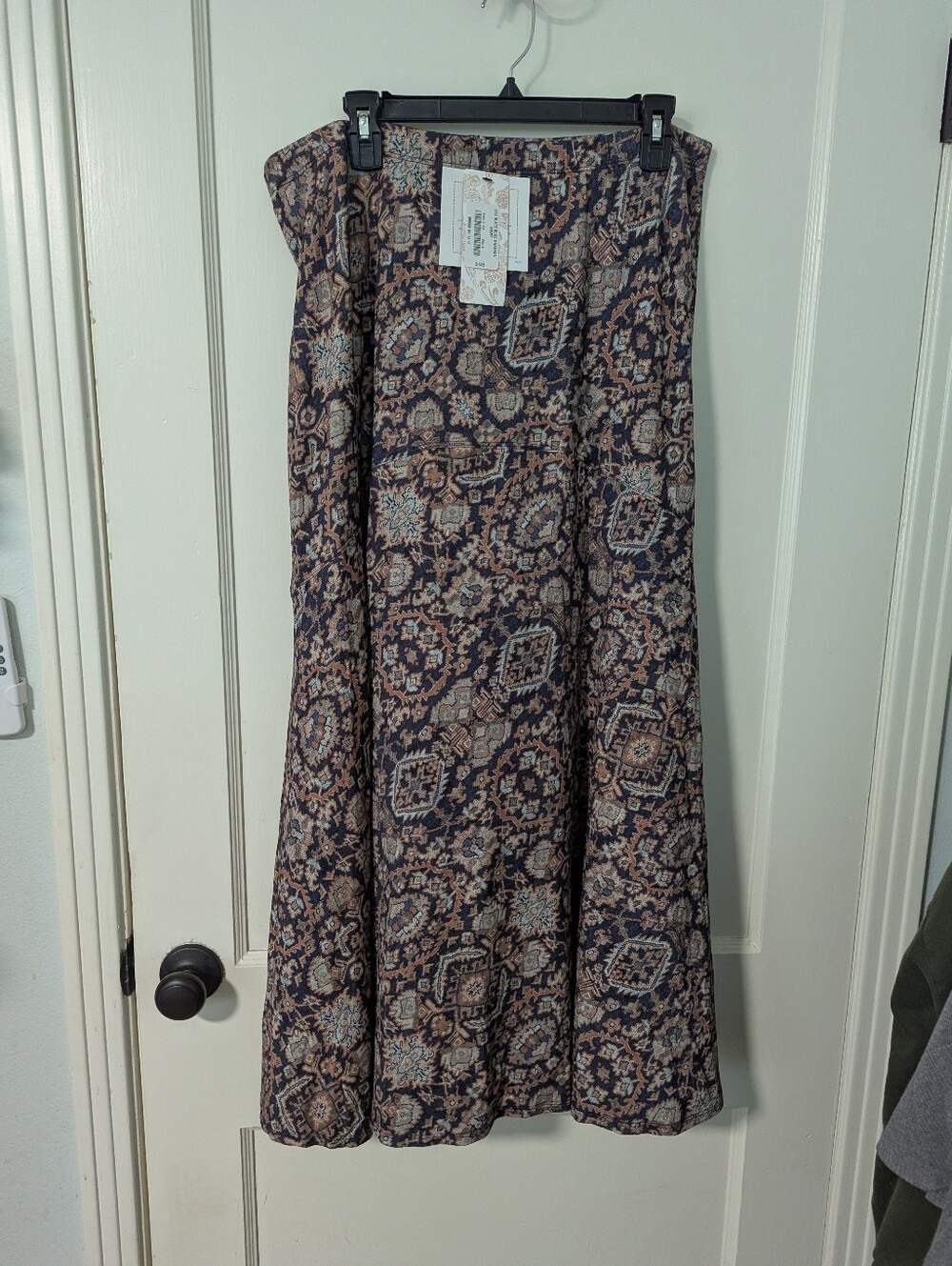 NWT Peruvian Connection Slate Blue Anashan Skirt XL MSRP $149